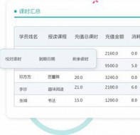 培训机构制作学生消课表一般使用什么软件系统